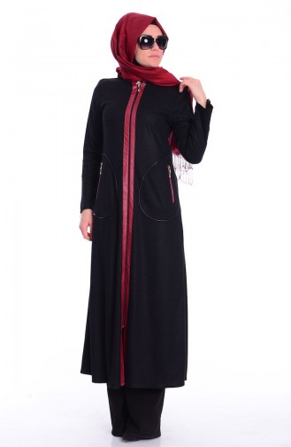 Abaya 0447-01 Noir 0447-01