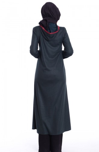 Hijab Abaya 0447-03 Khaki Grün 0447-03