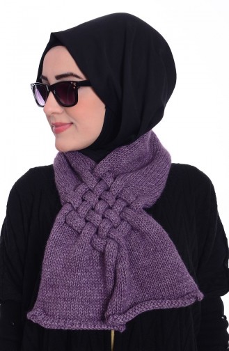 Tesettür Triko Boyunluk 3726-06 Mor