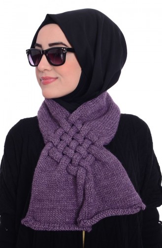 Tesettür Triko Boyunluk 3726-06 Mor