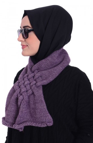 Tesettür Triko Boyunluk 3726-06 Mor