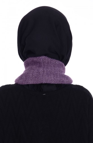 Tesettür Triko Boyunluk 3726-06 Mor