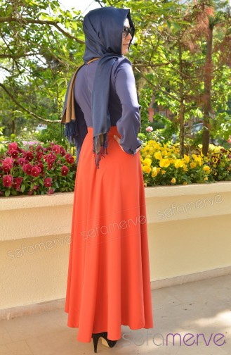 Aramiss Elbise 0251-06 Kırmızı Mavi