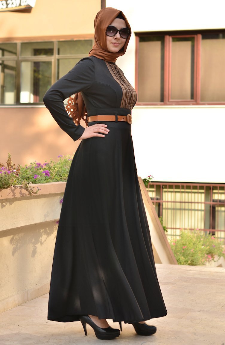 Aramiss Elbise 7089-03 Siyah