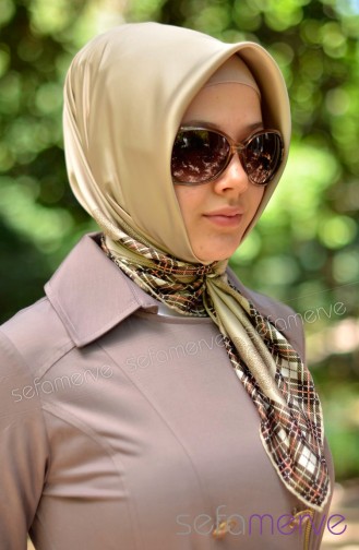 Avonni Kareli Eşarp 06