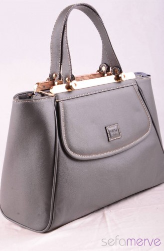 Grau Schultertasche 00837-04