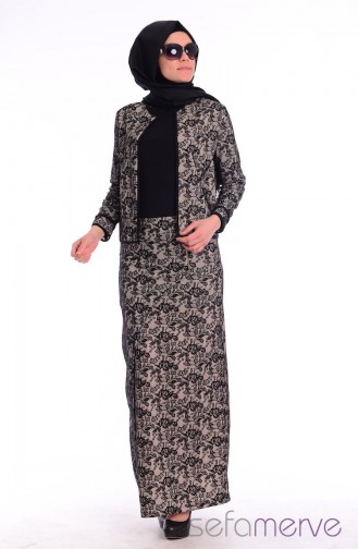 Etek Ceket Takım 1482-01 Pudra