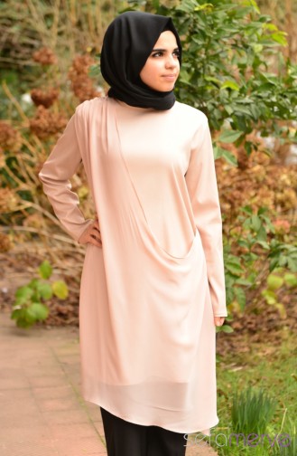 Aybikestil Tunik 44330-02 Pudra