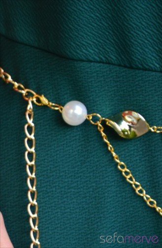 Green İslamitische Jurk 3053-05