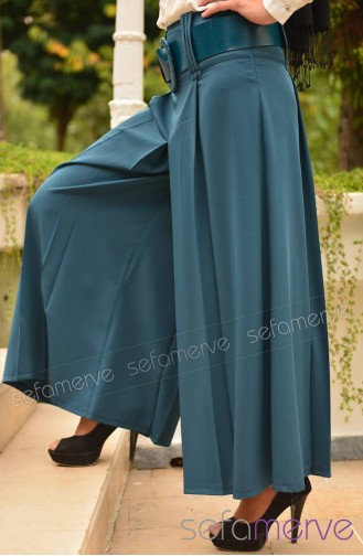 Bahar Pantolon Etekler PRC 4000-01 Petrol