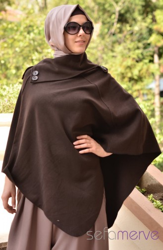 Brown Poncho 06