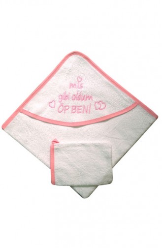 Bebek Havlu Mis Gibi Oldum Öp Beni 1660 01 Pembe
