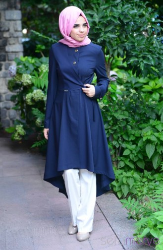 Navy Blue Cape 1674Y-05