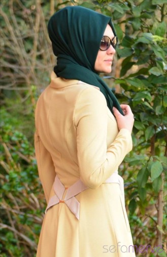 Yazlık BRC Pardesü 1658-07 Hardal