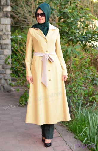 Yazlık BRC Pardesü 1658-07 Hardal