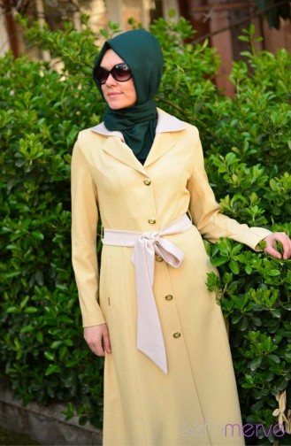 Yazlık BRC Pardesü 1658-07 Hardal