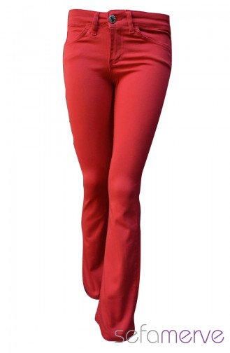 Granat-Blumen Hose 40117-15