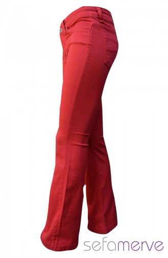Granat-Blumen Hose 40117-15