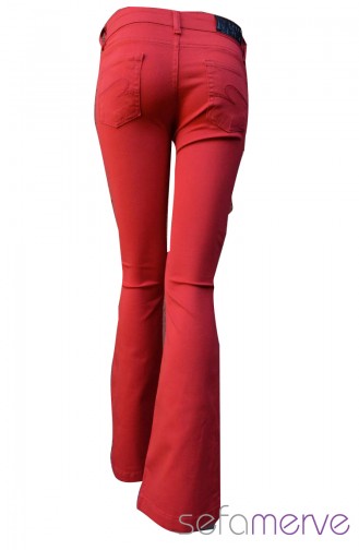 Granat-Blumen Hose 40117-15