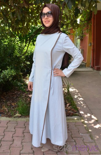 Light Turquoise Abaya 60101-08