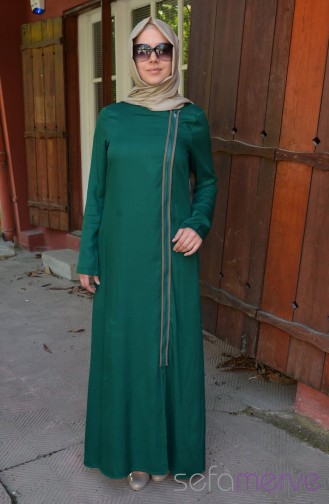 Green Abaya 60102-04