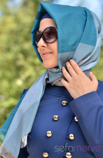Buket Yünlü İpek Şal 09