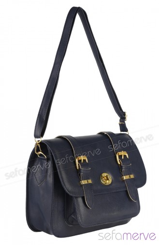Dunkelblau Schultertasche 291-04