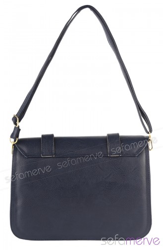 Dunkelblau Schultertasche 291-04