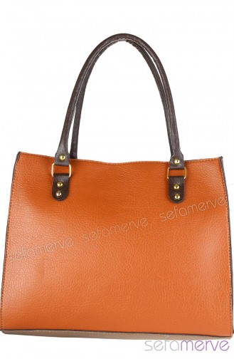 Bayan Çanta 351 03 Camel Vizon Kahverengi