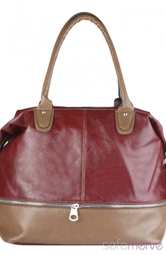 Bayan Çanta 355 06 Bordo Vizon