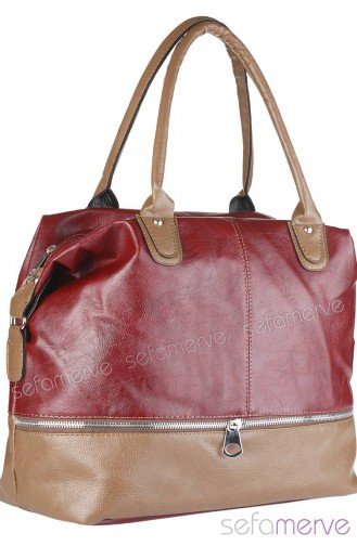 Bayan Çanta 355 06 Bordo Vizon