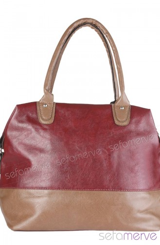 Bayan Çanta 355 06 Bordo Vizon