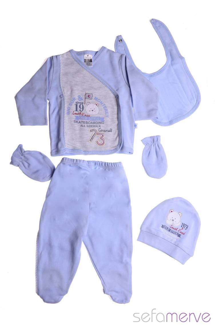 Caramell Little Friend 5li Set 1375 02 Mavi