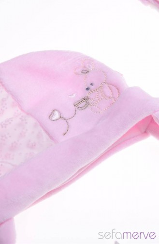 Caramell Bebek Atkı Bere Takım 1930 03 Pembe