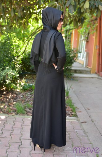 Black Abaya 2051-01