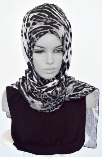 Penye Dolama Şal 0156-14 Siyah
