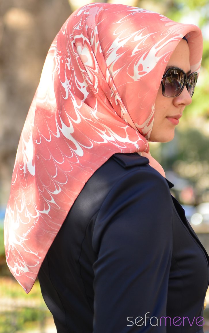 İpek Ebru Scarf 93 93