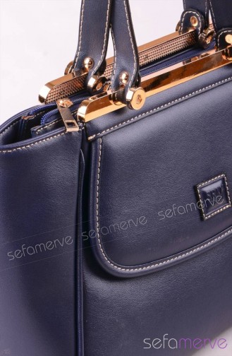 Bayan Çanta SRM Moda 00837-02 Lacivert