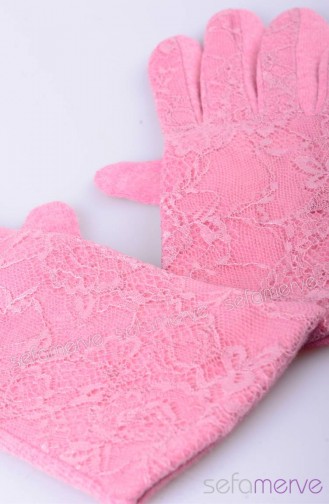 Keçe Eldiven 2500-03 Pembe
