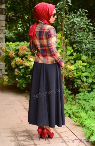 Skirt MYR 2474-03 Navy Blue 2474-03