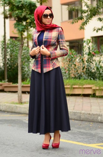 Skirt MYR 2474-03 Navy Blue 2474-03