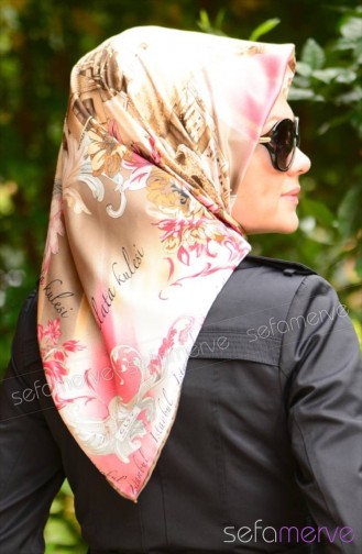 Sefamerve Maral Scarf 12 Pink Mink 12