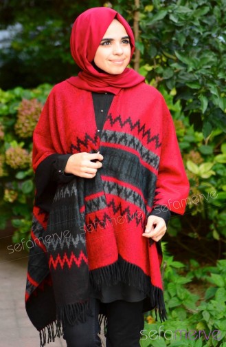 Ponchos Rouge 13019-05