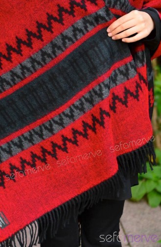 Ponchos Rouge 13019-05