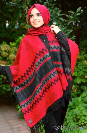 Ponchos Rouge 13019-05