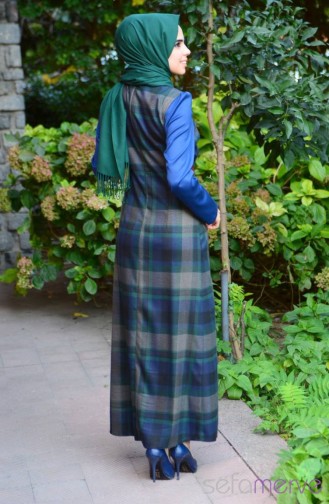 Robe Hijab Indigo 7040M-02