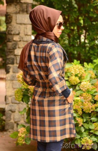 Sefamerve Kombin Hırka GLY 142213-06 Lacivert Kahverengi