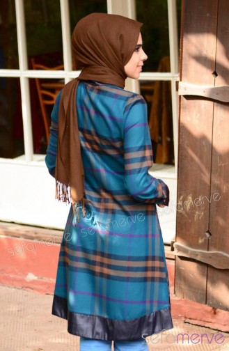 Modahanne Hijab Tunic 0498A-04 Indigo Blue 0498A-04