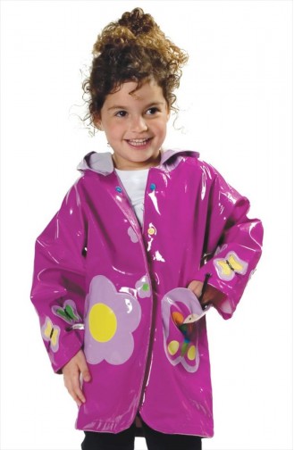 Purple Children`s Coat 1014-03