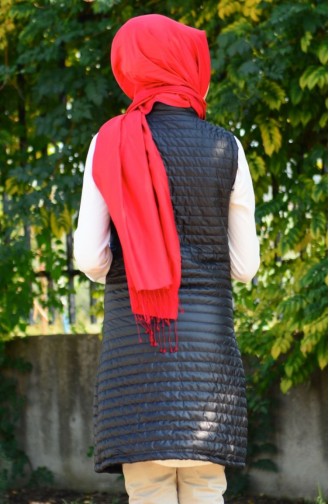 Kapitone Yelek 0750-05 Siyah